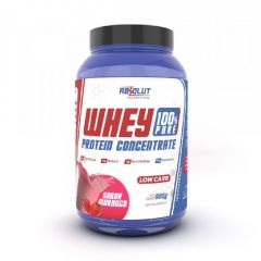 WHEY 100% PURE ABSOLUT MORANGO 900 g